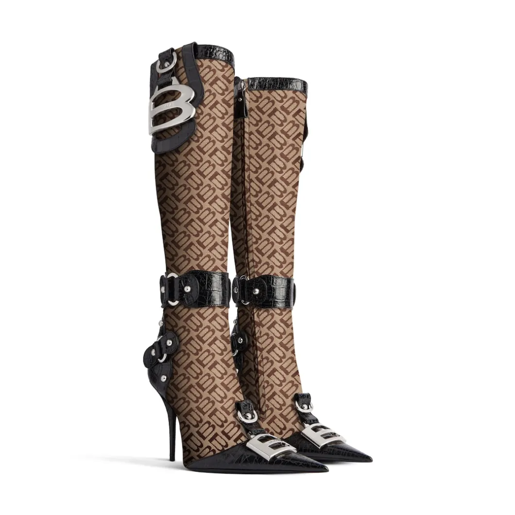 Women's Essex 110mm Boot in Beige/black