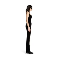 Women's Fitted Gown in Black
