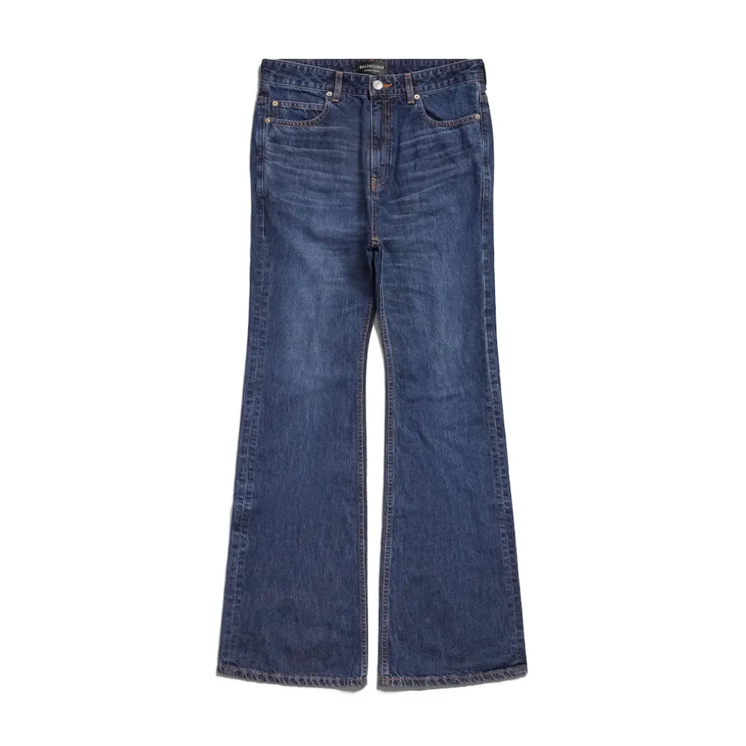 Women's Flared Pants in Dark Blue