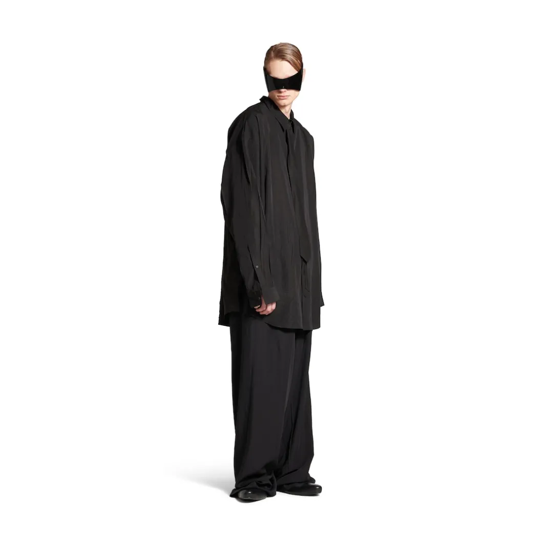 Women's Fluid Shirt in Black
