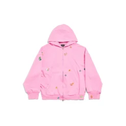 Women's Fruity Zip-up Hoodie Regular Fit in Pink