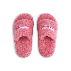 Women's Furry Platform Sandal  in Pink