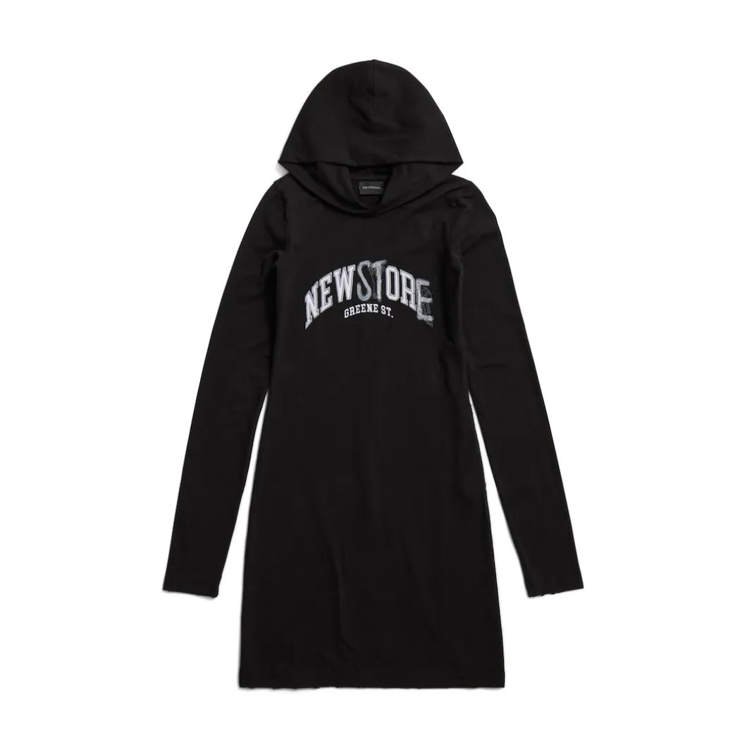 Women's Greene Street Hooded Dress in Black