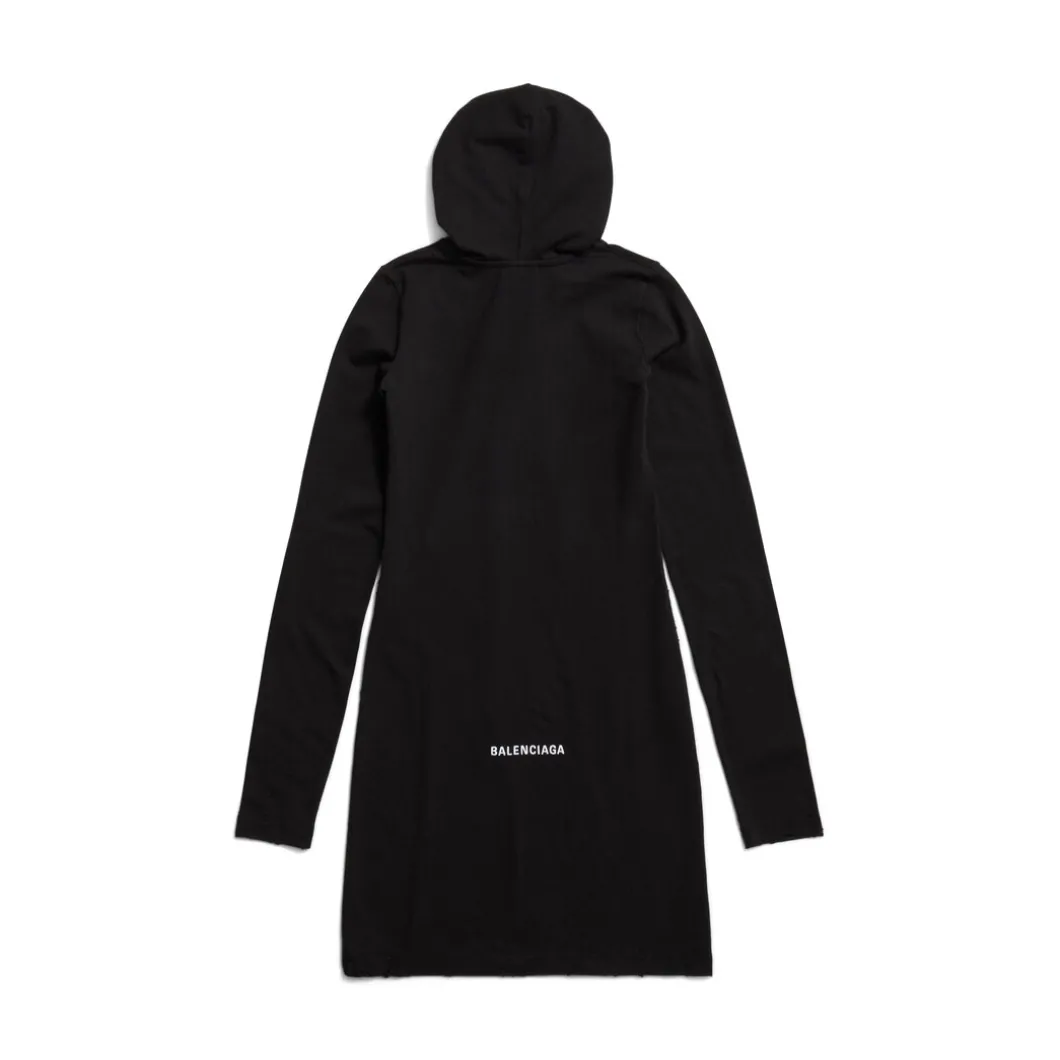 Women's Greene Street Hooded Dress in Black