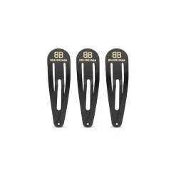 Women's Holli Snap Clip Set in Black