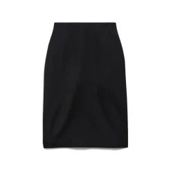 Women's Hourglass Midi Skirt in Black