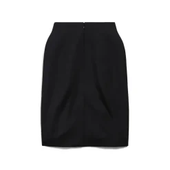 Women's Hourglass Midi Skirt in Black