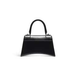 Women's Hourglass Small Handbag Box in Black