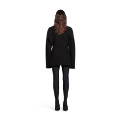 Women's Hourglass Turtleneck Sweater in Black