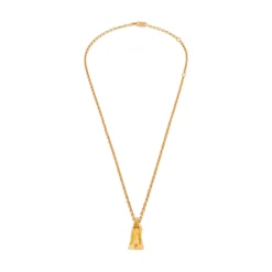Women's Keyholder Thin Honey Necklace  in Gold