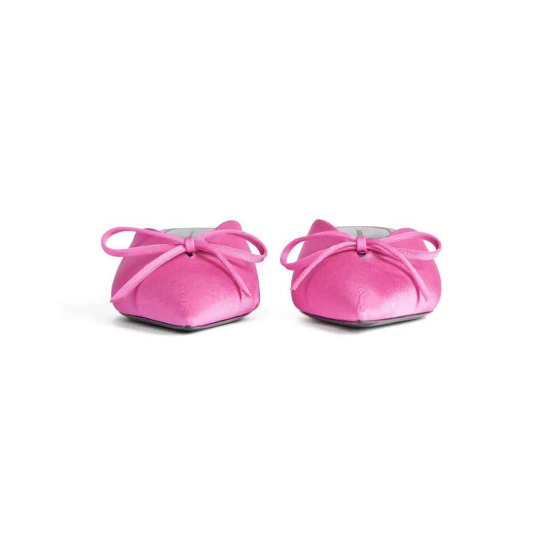 Women's Knife Bow 40mm Mule in Pink