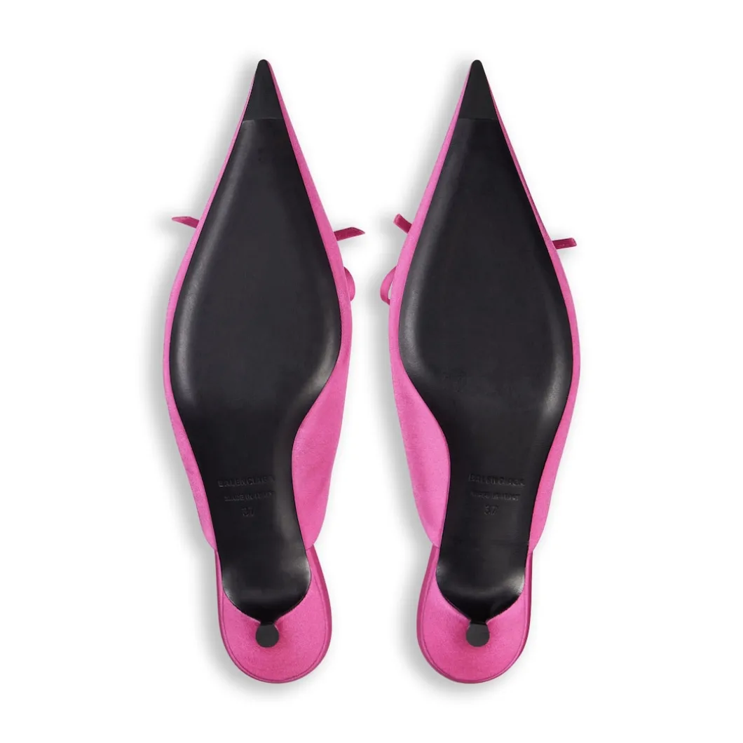 Women's Knife Bow 40mm Mule in Pink