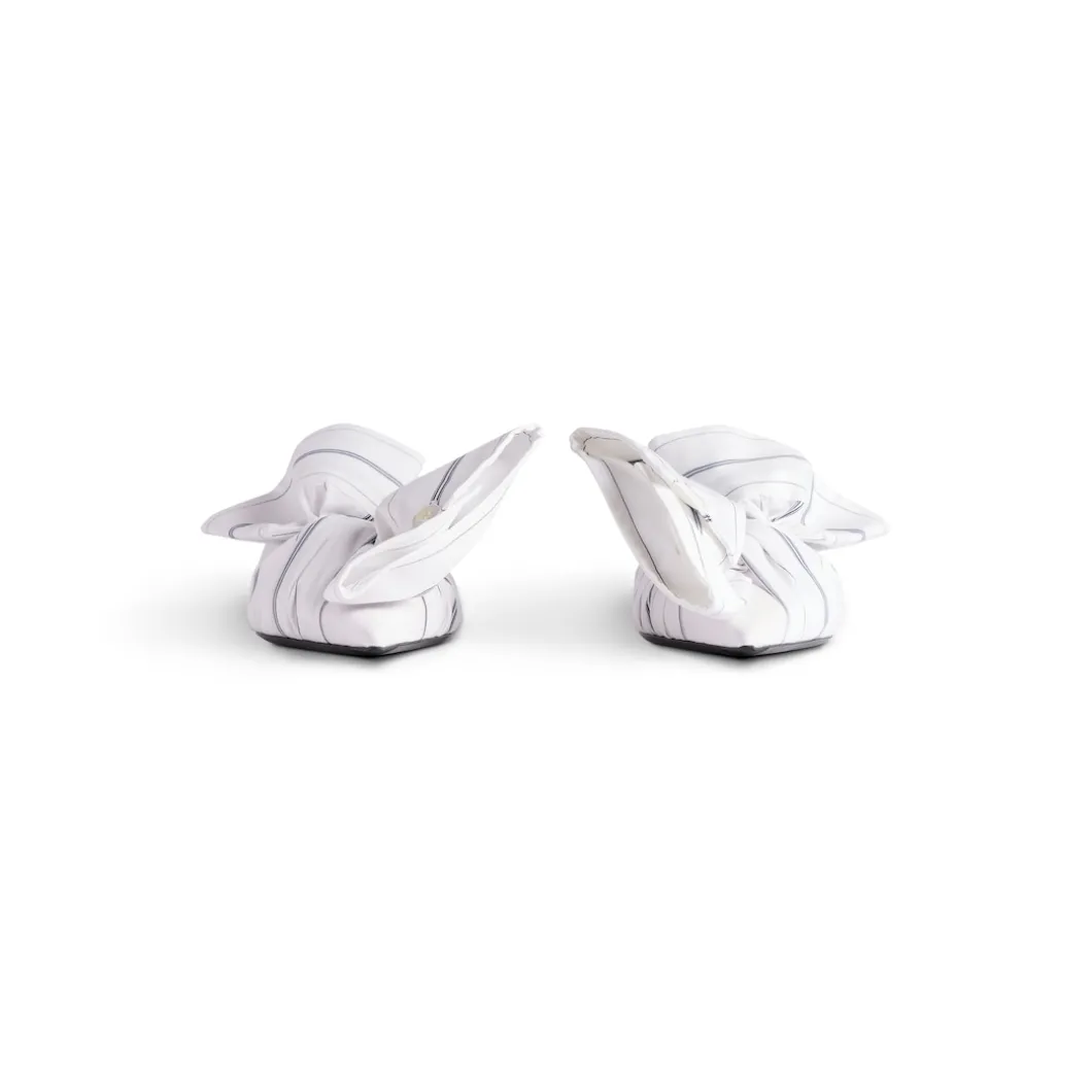 Women's Knife Chemise 40mm Slingback in White