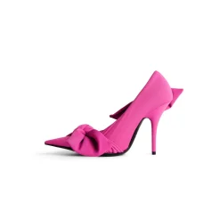 Women's Knife Knot 110mm Pump  in Bright Pink