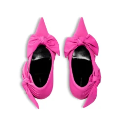 Women's Knife Knot 110mm Pump  in Bright Pink