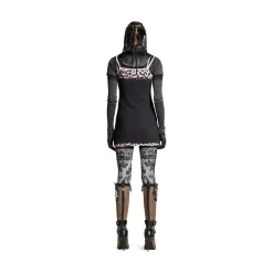 Women's Layered Dress in Black