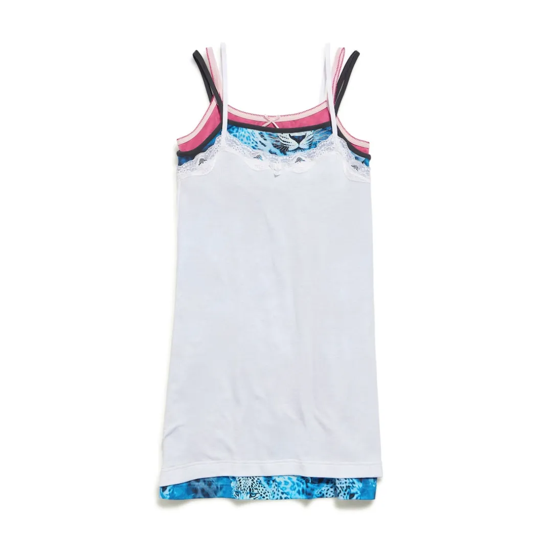 Women's Layered Dress in Multicolored