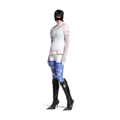 Women's Layered Top in Multicolored