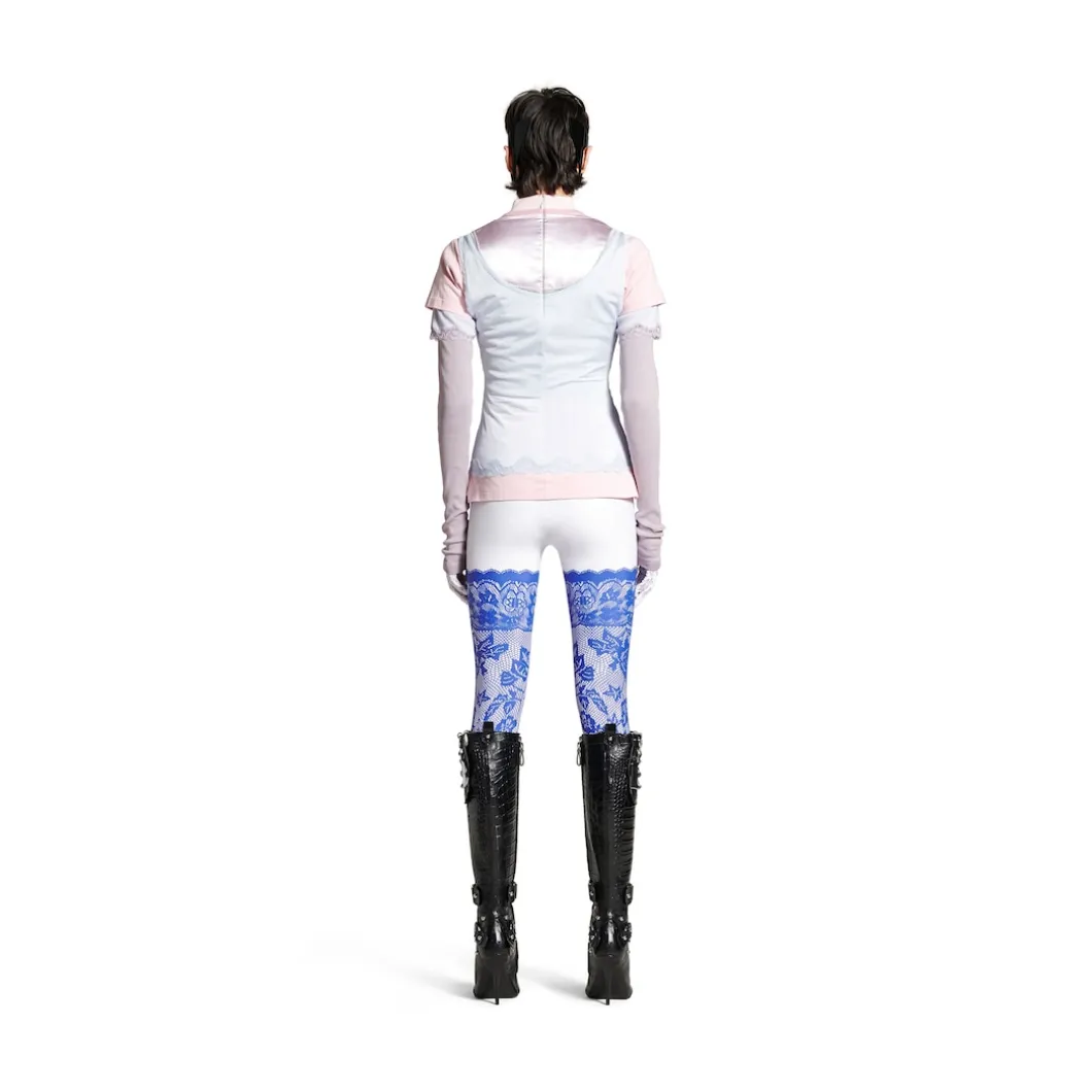 Women's Layered Top in Multicolored