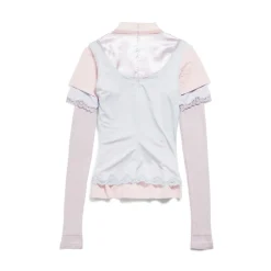Women's Layered Top in Multicolored