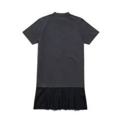 Women's Layered T-shirt Dress in Black