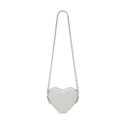 Women's Le Cagole Heart Mini Bag  in Optic White