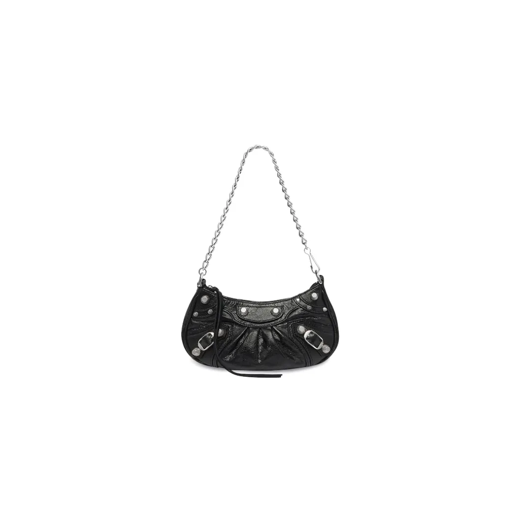 Women's Le Cagole Mini Bag With Chain in Black