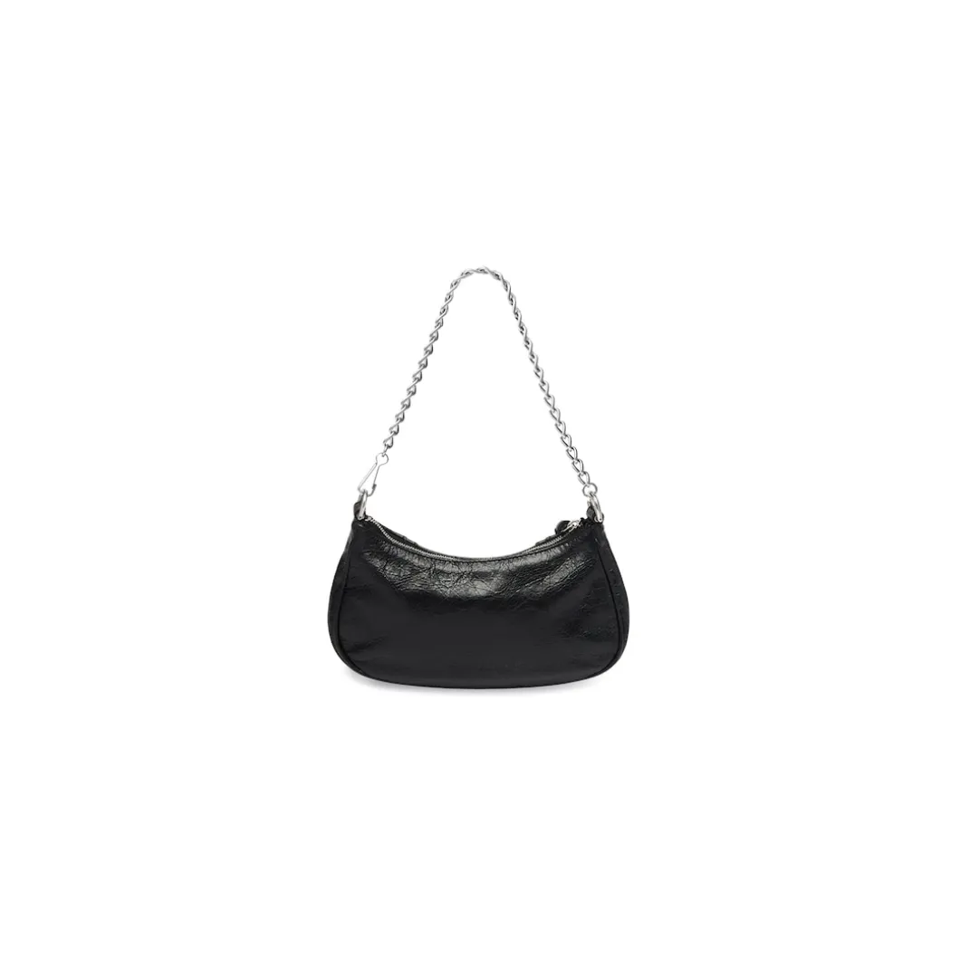 Women's Le Cagole Mini Bag With Chain in Black