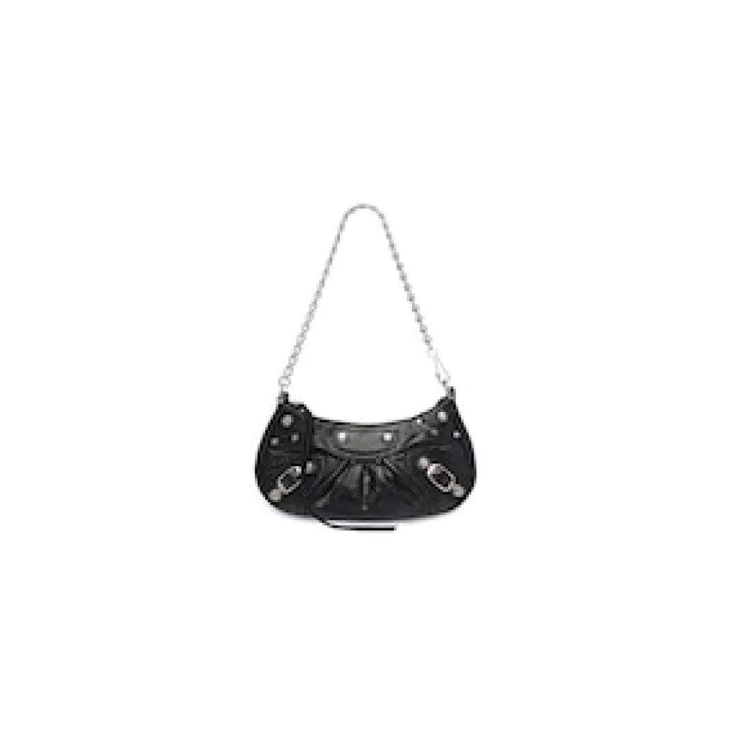 Women's Le Cagole Mini Bag With Chain in Black