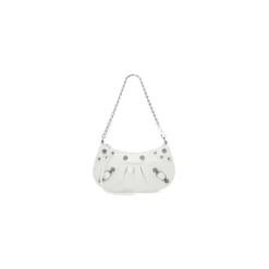 Women's Le Cagole Mini Bag With Chain in White