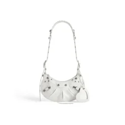 Women's Le Cagole Mini Bag With Chain in White