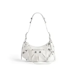Women's Le Cagole Mini Bag With Chain in White