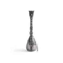 Women's Le Cagole Small Shoulder Bag Metallized in Silver