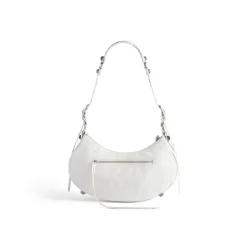 Women's Le Cagole Small Shoulder Bag in White