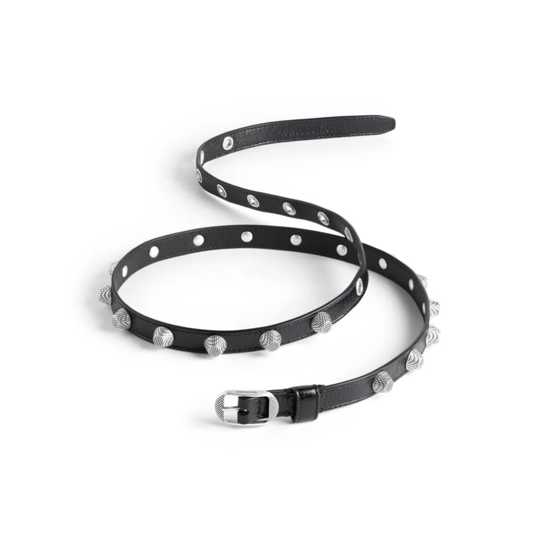 Women's Le Cagole Stud Belt in Black