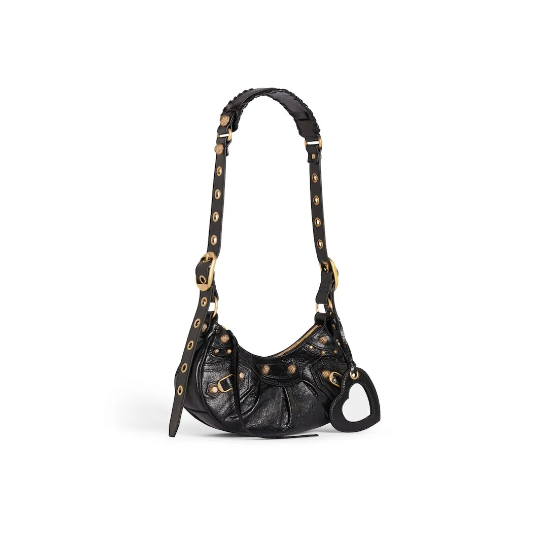 Women's Le Cagole Xs Shoulder Bag in Black