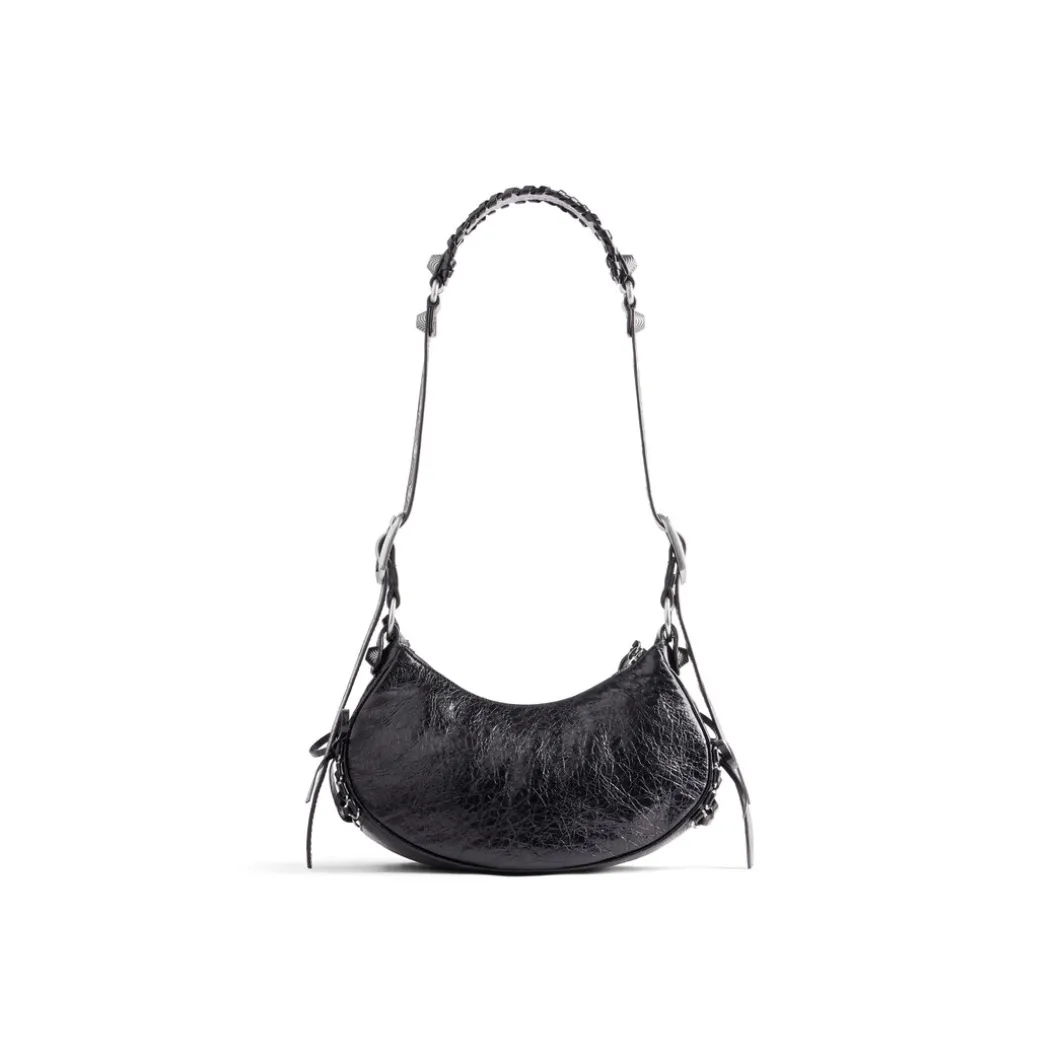Women's Le Cagole Xs Shoulder Bag With Corset in Black