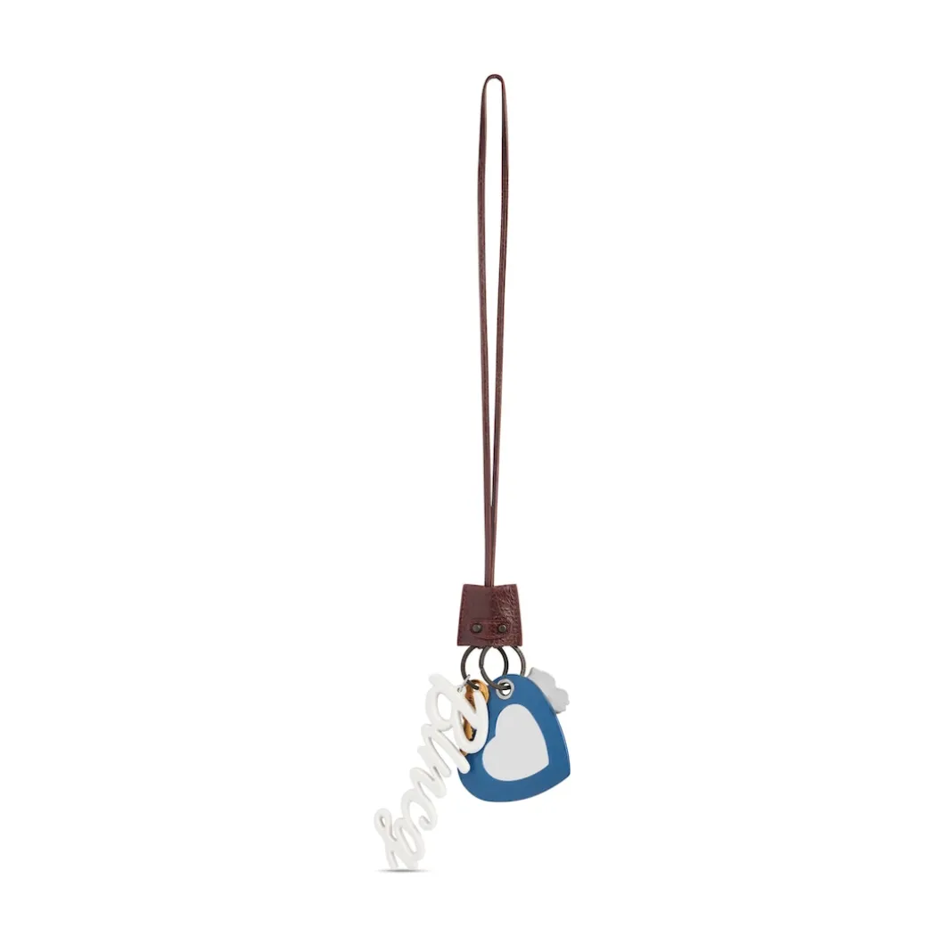 Women's Le City Charm Heart in New Brown/denim Blue