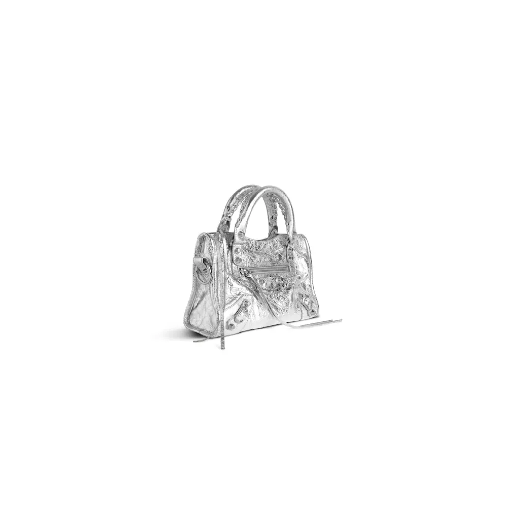 Women's Le City Mini Bag in Silver