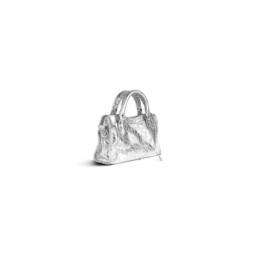 Women's Le City Mini Bag in Silver