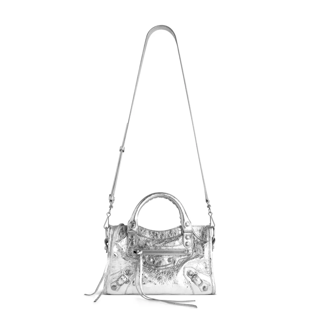 Women's Le City Mini Bag in Silver