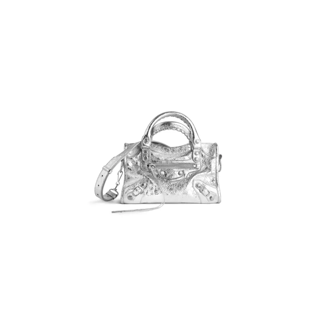 Women's Le City Mini Bag in Silver