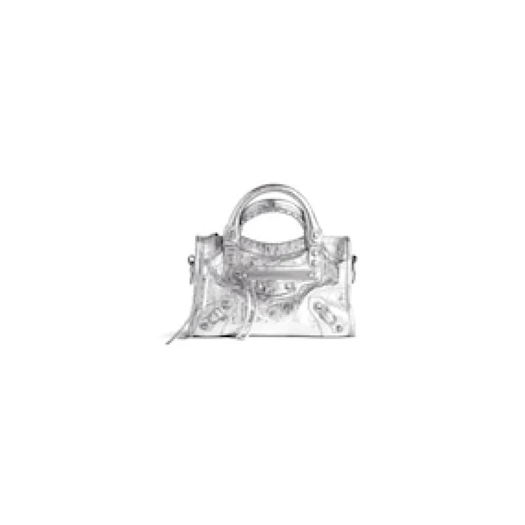 Women's Le City Mini Bag in Silver