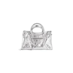 Women's Le City Mini Bag in Silver