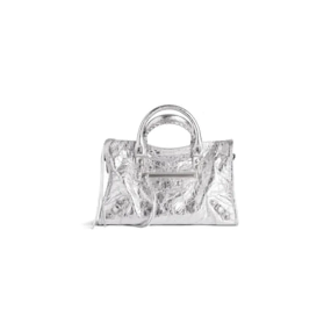 Women's Le City Mini Bag in Silver