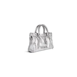 Women's Le City Small Bag Metallized in Silver