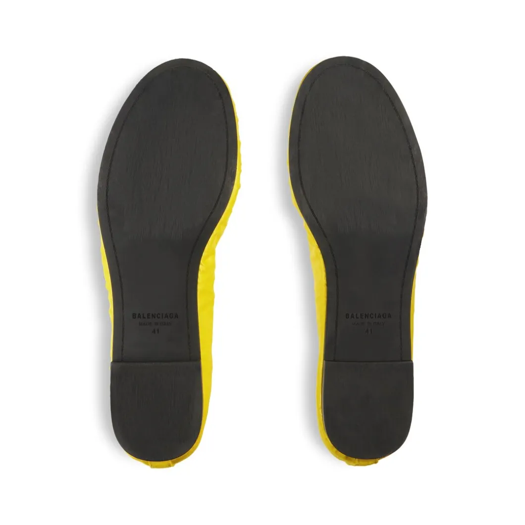 Women's Leopold Ballerina in Yellow