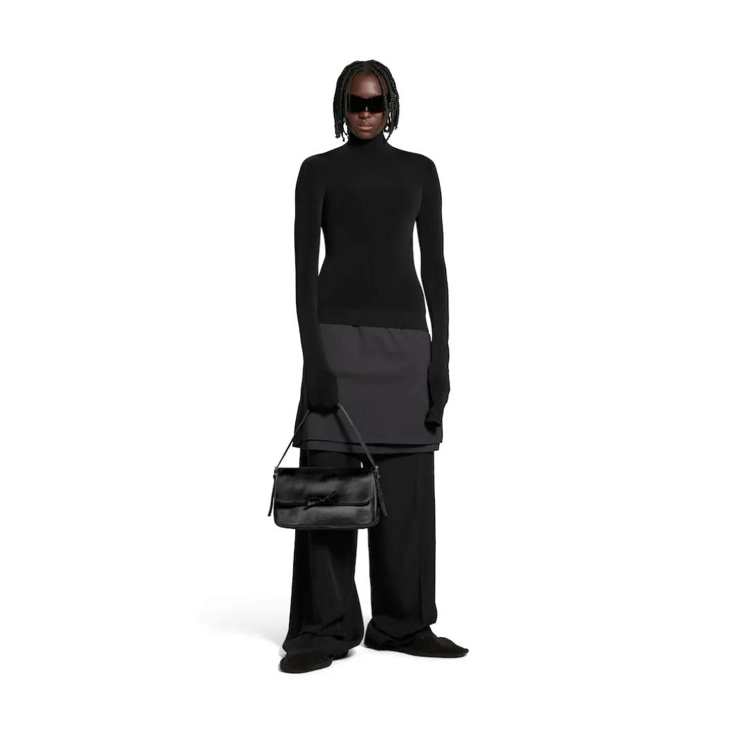 Women's Leopolda Pochette in Black