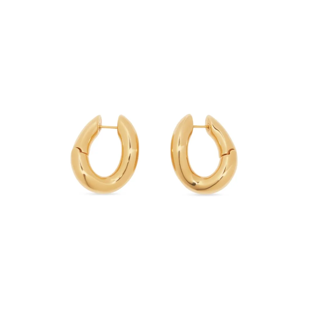 Women's Loop Earrings in Gold