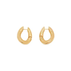 Women's Loop Earrings in Gold